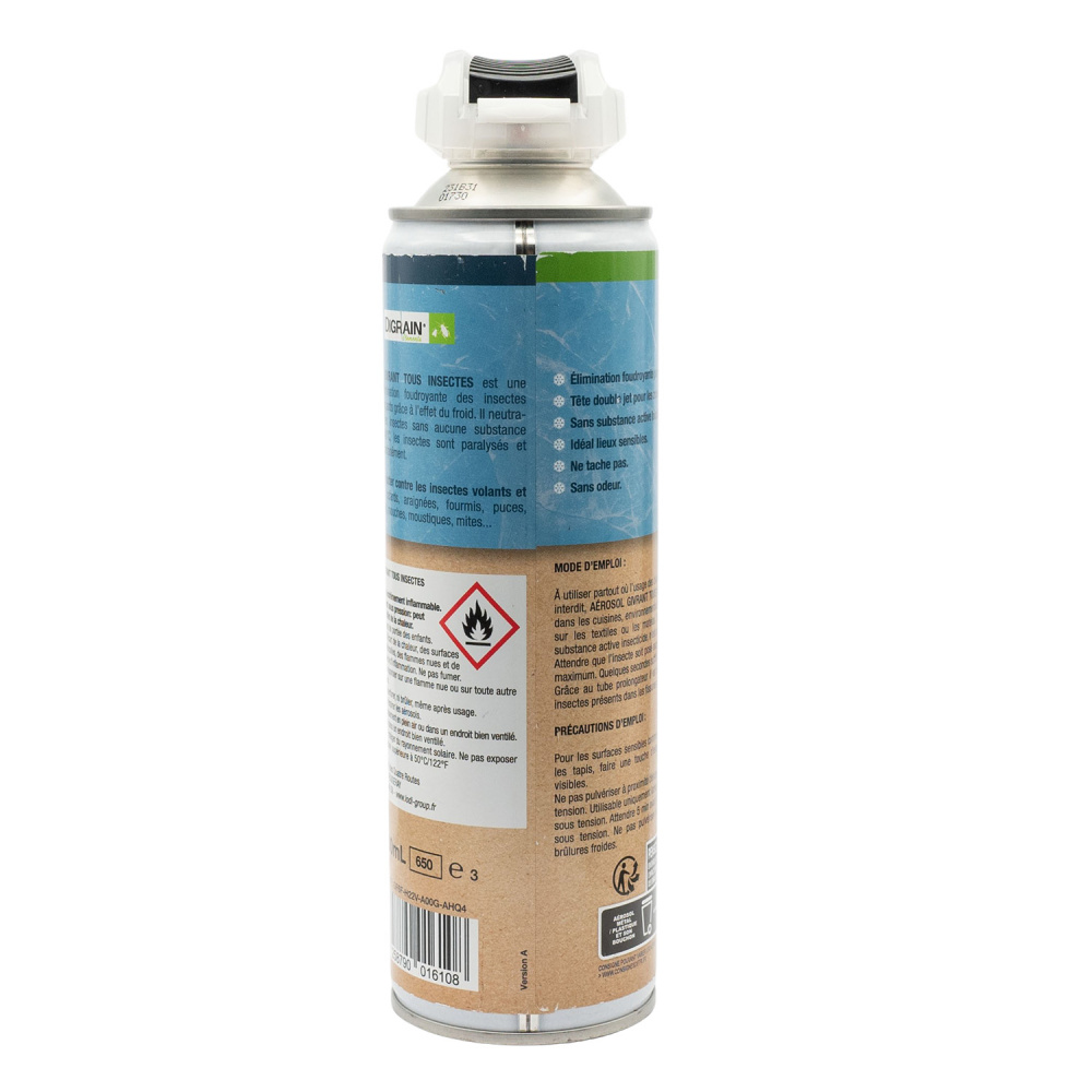 Top Digrain Insecticide Aérosol 250ML + Diffuseur - Greenline France