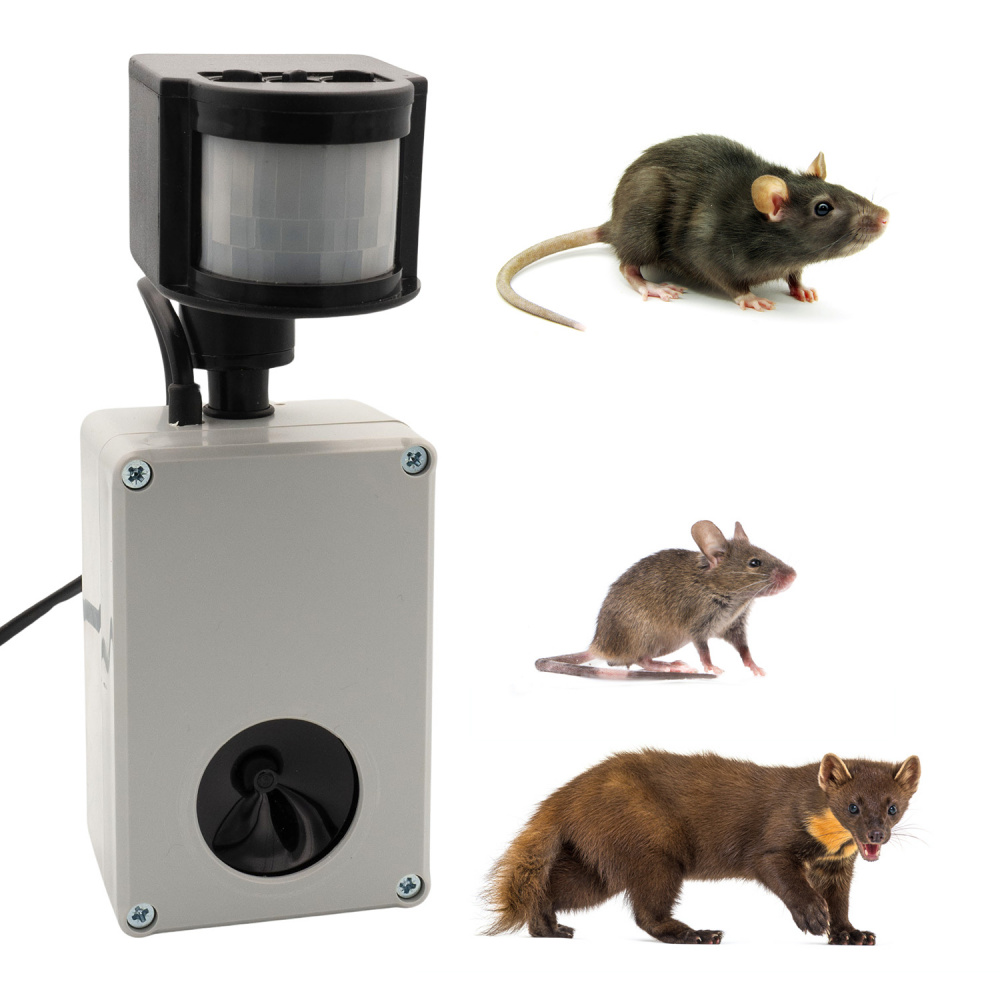 Répulsif Ultrasons pour rongeurs, Souris, Rats et Martres | Facile à Monter  sur l'aimant | pour Repousser Animaux Nuisibles | Appareil Haute fréquence