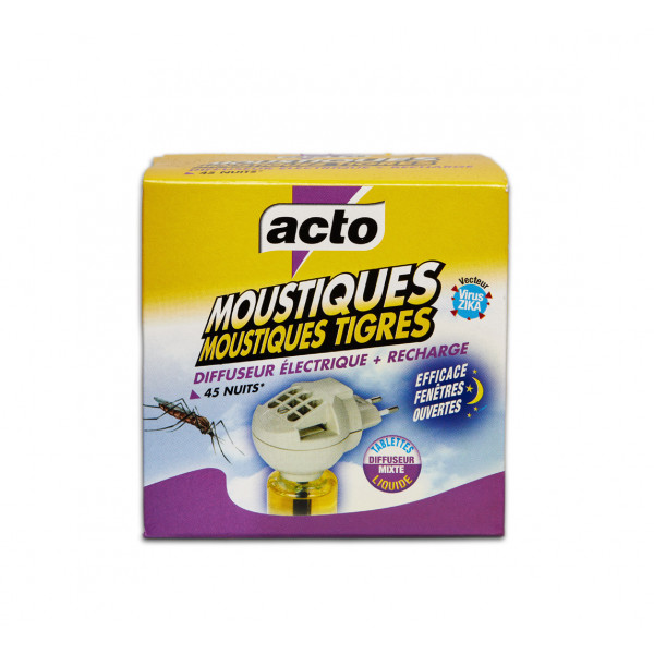 Diffuseur de produit anti moustiques + recharge Acto