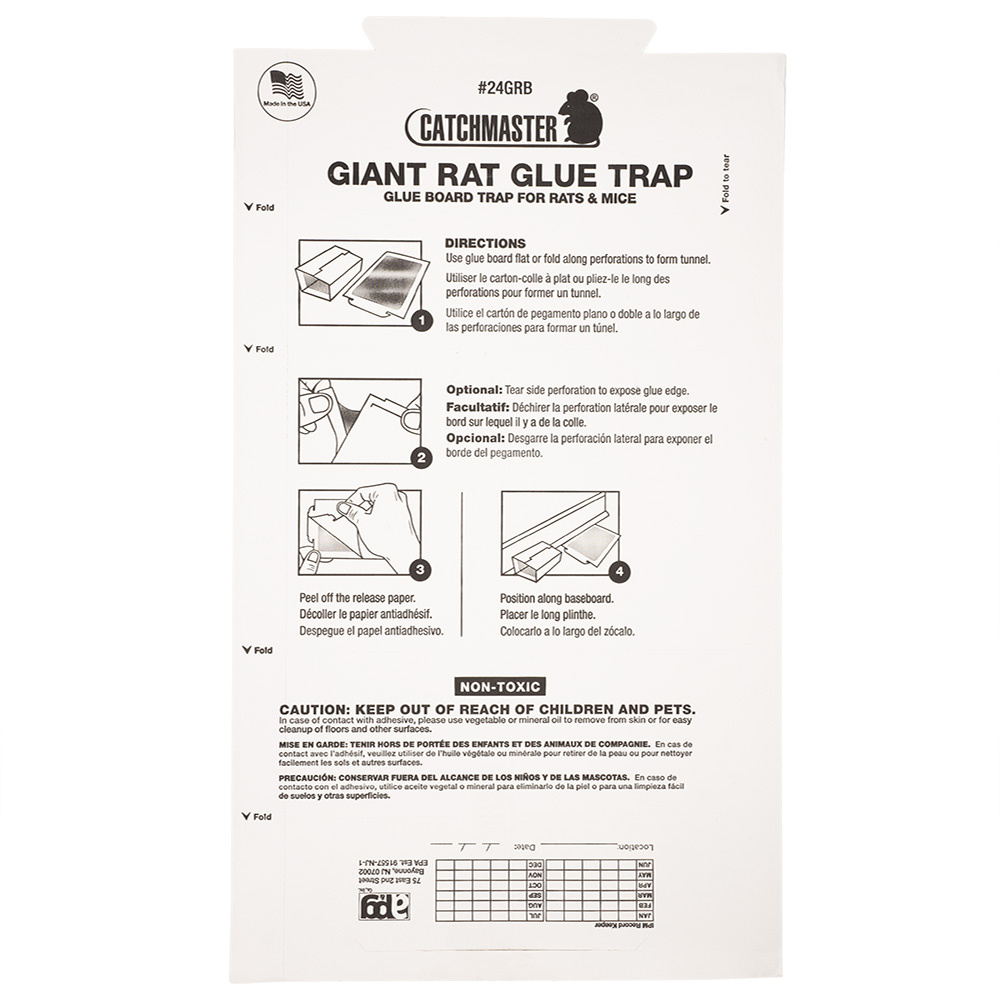 Plaque Adhésive Book Trap pour Rats et Souris - Lot de 10
